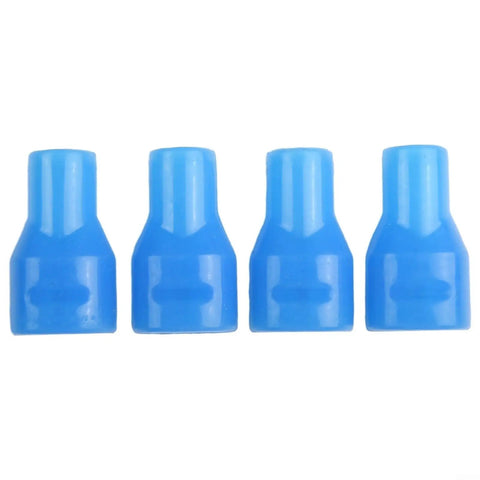 Four blue bite valves for Ultimate Hydration System Accessories Kit With 100cm Food Grade Drink Tube, Switch Bite Valve, And Mouthpiece