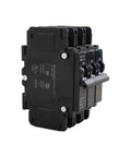 Side view of AC Miniature Circuit Breaker 60 Amp 120 To 240 Volts Three Pole DIN Rail Mount 35 mm UL 489 Listed Heavy Duty MCB HCB1U 60