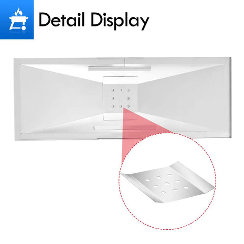 Pro Grade Stainless Steel Grease Tray And Drip Pan Replacement Fits Charbroil Gas Grills Solid 36X12 Inch Catch Pan Hella Durable Top Tier Fix For Weekend Cookouts