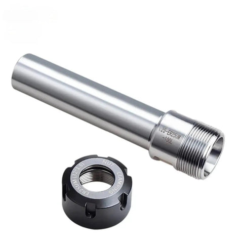 Heavy Duty ER Collet Extension Rod To Lengthen Your Milling Setup For Precision Work With C8 Through C40 Sizes Including ER8 And Up for CNC use.