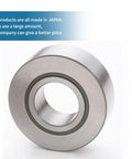 Support roller needle bearings NART/NURT series single piece with spherical bezel, showing a front view of the bearing.