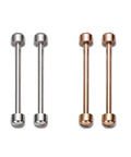 Two Pack Watch Strap Screw Tube Rods Friction Pin Clasp Kit For Wristwatch Repair, Spring Bar And Lug Stem Set, metal tubes