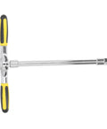 Go-To T Handle Ratchet Wrench And Quick Release Socket Kit With Built In Magnet And Comfort Grip for auto repair, featuring T-handle design.