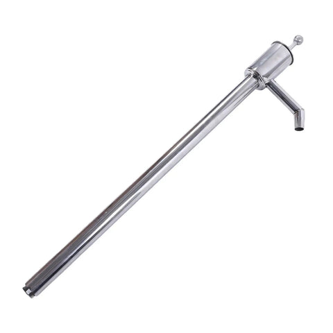 WALFRONT Stainless Steel Manual Drum Pump For Water Alcohol Kerosene Gasoline 180 To 300L Heavy Duty Rust Resistant Liquid Transfer Hand Pump With Durable Construction Perfect For Industrial And Shop Use