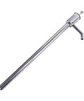 Stainless Steel Hand Drum Pump For Manual Oil Transfer Water Kerosene And Alcohol Compatible With 55 Gallon 180L To 300L Containers showing long nozzle