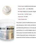 Multifunctional white grease container, milky white, 800g, suitable for skylights, doors, machinery, and equipment lubrication.