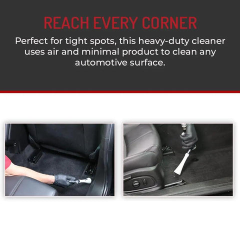 Vortex II Air Cleaning Gun for Auto Detailing, Deep Clean Car Interiors and Exteriors used in car interior cleaning