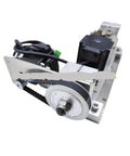 Built Tough CNC Rotary Center Chuck With Knockout Multi Jaw Grip And Smooth Spinning Performance For 4 And 5 Axis DIY Router Engraving Machines And Precision Work, motor and gears view.