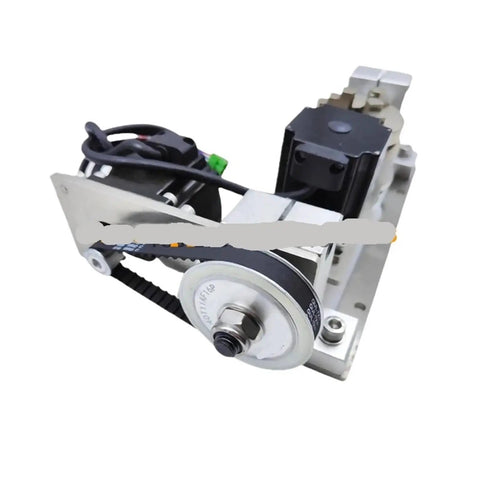 Built Tough CNC Rotary Center Chuck With Knockout Multi Jaw Grip And Smooth Spinning Performance For 4 And 5 Axis DIY Router Engraving Machines And Precision Work, motor and gears view.