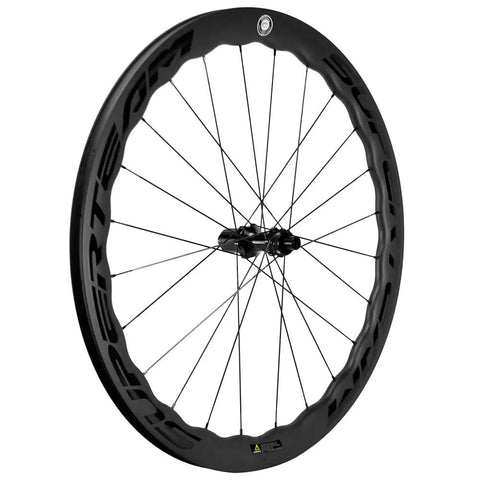 Carbon Disc Wheelset With Wave Rim 50CU 25 CC Thru Axle 12x100, showing lightweight durable rim for road and gravel bikes