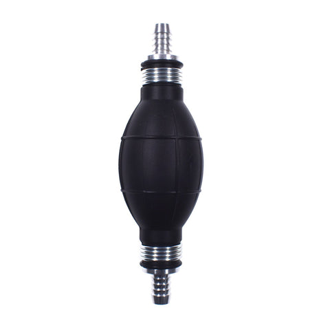 Rubber hand primer bulb for fuel transfer, two pack, with one way valve, 6mm three-eighths inch fit for marine boats gasoline diesel petrol.