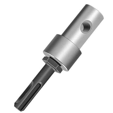 Auger Drill Adapter for Corded and Cordless Drills Lets You Pair 4 Inch or 6 Inch Garden Auger Bits With a Half Inch SDS Plus Shank Drill