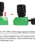 Cordless Electric Scissors For Fabric, Carpet, Sponge And Paperboard, 5000mAh Battery showing charging process