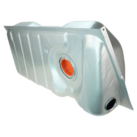 Side view of 18 Gallon Gas Tank Replacement For Ford LTD 1983 To 1986, Lincoln Continental 1982, Mark VI 1981 To 1983, OE Style Fuel Tank