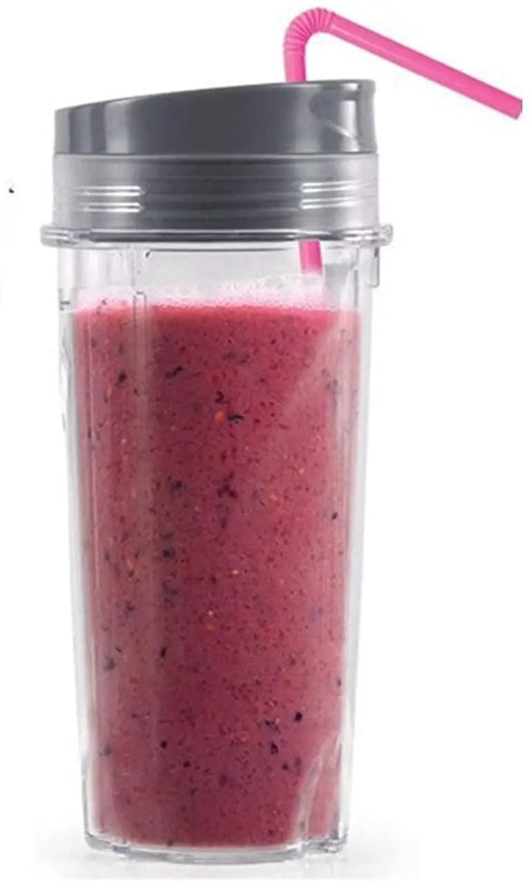 Two Pack Of 16 Ounce Single Serve Cups With Lids For BL770 BL780 BL660 Professional Blenders Replacement Cups With Four Tabs