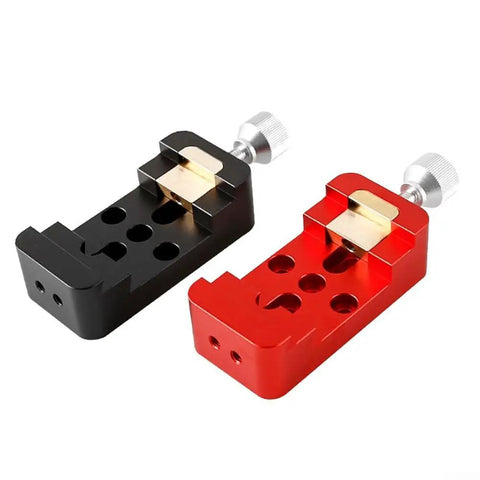Compact Dovetail Clamp For Enhanced Stability Of Astronomical Telescope Equatorial Mount Red Finish With Lightweight Aluminum Alloy