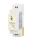 Compact 15W 24V DC DIN Rail Power Supply With AC To DC Input 100 240V 50 60Hz Slim Beefy Industrial Grade Built With EMI Filter And Pure Copper Transformer For Rock Solid Automation, white DIN rail module