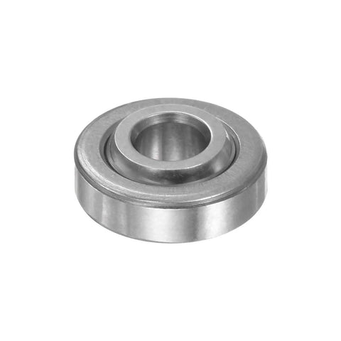 Top Shelf Radial Spherical Plain Bearing Set Built Tough With Hardened Chrome Steel And Factory Greased For Silky Smooth Action Compact 4 Point 8 By 14 By 6 Mm specifications, showing a chrome steel bearing.