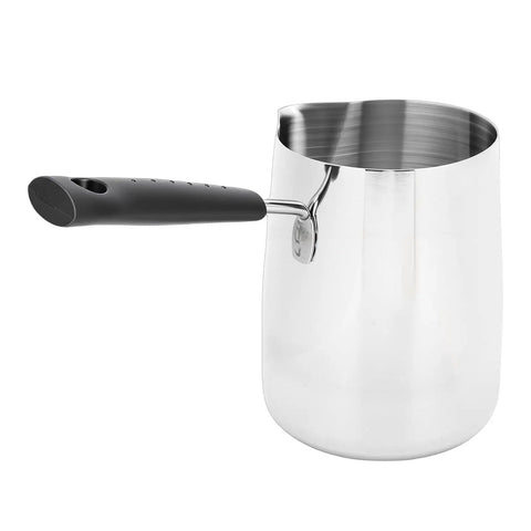Turkish Coffee Pot 304 Stainless Steel Stovetop Warmer With Eagle Beak Spout For Heating Milk And Chocolate Induction, Gas, And Ceramic Compatible 350ml