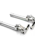 Beefy Aluminum RC Plane Landing Gear Set 70mm To 175mm Spring-Back Damping Kneeling Retractable Gear 3-4kg Capacity Replacement