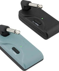 Telepath Wireless System for Guitar and Instruments, 5.8GHz Digital Channel, Black and Mystic Ice Blue units.