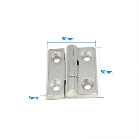 Heavy Duty 304 Stainless Steel Corner Door Hinge for Industrial Equipment and Cabinets Built to Take a Beating 50 By 50 mm