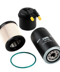 Diesel Fuel Filter Kit With Water Separator And Oil Filter For 2011-2016 Ford 6.7L Powerstroke F250 F350 F450 F550 Includes DFD4615 D6128