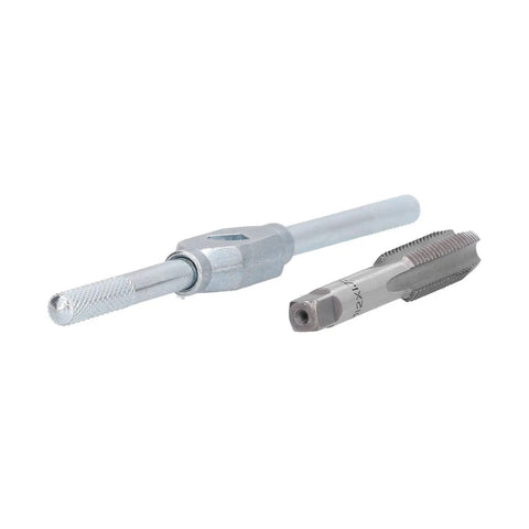 Top Notch Metric Hand Tap Wrench Set With Adjustable Reamer From M3 To M12, Bearing Steel Grip for fast tapping tools.