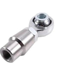 Durable Heavy Duty Garage Ready 4 Piece Heim Joint Rod End Kit With Spacers 5/8 Inch 18 Thread spherical bearing close-up.