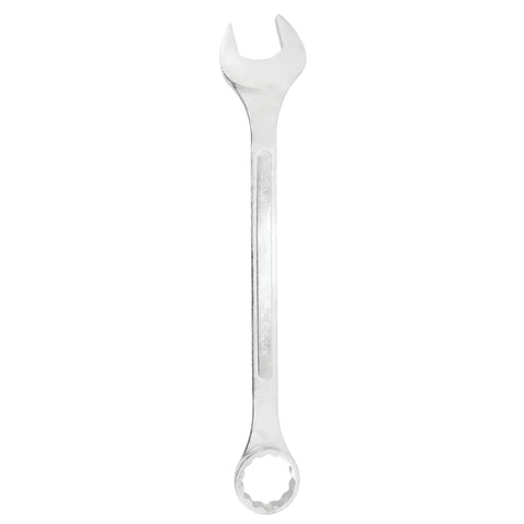 12 Point Two And Three Eighths Inch Combo Wrench With Satin Chrome Finish Drop Forged Hardened Chrome Alloy Steel Box Ends