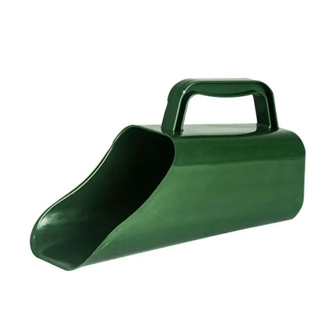 Army green multi function plastic garden soil scoop shovel for pots and succulents durable wear resistant digging tool sieve soil