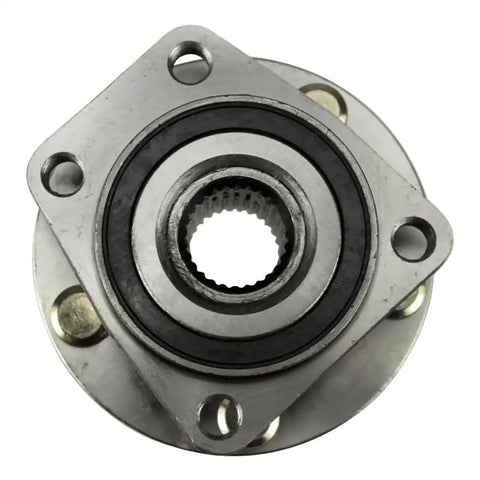 Pontiac G5 Front Wheel Hub Assembly Driver Or Passenger Side 4 Stud Ball Bearing 33 Spline 4 By 3.94 In Bolt Pattern Replacement