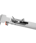 Adjustable Drawer Fixing Clamps Set Front Mount Stainless Steel Hold Down Clips For Cabinets And Desks Easy Install With Adjustable Width Solid Grip 2 Pieces For Secure Fit And Quick Release