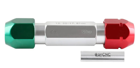 Go No Go Double End Gage Handle For 0.626 Inch To 0.750 Inch Range No Setup Time Portable And Easy To Use Matte Finish Precision Instrument For Machinists Workshop Auto Shop Model 3350-0104