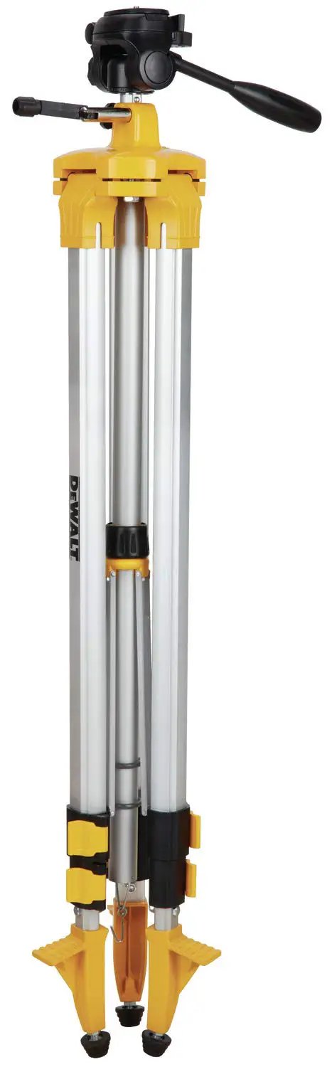 Elevated Tripod with Pivot Adjustable Head and Crank Height, One Quarter Inch Twenty Thread, Two Stage Telescoping Legs
