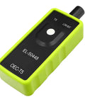 Front view of GM TPMS Relearn Tool For Tire Pressure Sensor Activation And Reset, No Fuss EL 50448 OEC T5 System, green handheld device