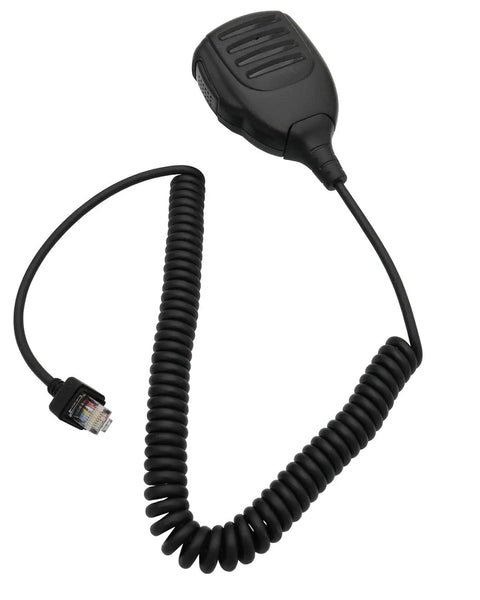 HM 152 Microphone Speaker For ICOM Radios with RJ45 connector and coiled cable, clear audio for ham radio communication