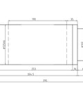 Technical diagram of Water Cooled Spindle Motor 7.5kW CNC Spindle 220V 380V ER25 D125mm Constant Torque Metalworking Spindle For CNC Machines