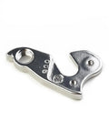Aluminum Bicycle Derailleur Hanger Replacement For Rear Dropout Easy Install silver aluminum bike accessory close-up