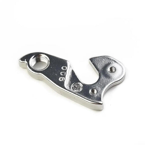 Aluminum Bicycle Derailleur Hanger Replacement For Rear Dropout Easy Install silver aluminum bike accessory close-up