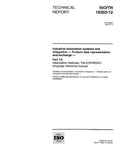Get The Iso Tr 10303-12 Standard EXPRESS-I Reference Manual For Industrial Automation And Product Data Exchange With Full Description Methods Guide By IsO cover page showing technical report details.