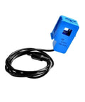 Super Slick Sct 013 Non Invasive AC Current Sensor With Integrated Shunt Resistor Smooth Split Core Current Transformer for residential energy monitoring, blue, 13mm design.