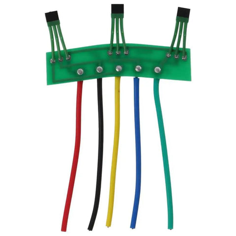 Sick Upgrade E Bike Motor Hall Sensor Replacement Pair Straight Up Top Shelf Quality 120 Degree Control Circuit Board Wiring Kit with connectors.