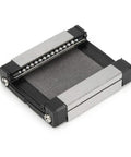 Miniature Linear Sliding Block Bearing For 24mm Rail With Low Friction Smooth Glide And Integrated Lubrication Port For Pro Grade Precision Automation Equipment For High Duty Performance In Industrial Automation And Robotics, steel bearing block