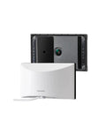 Indoor Window Mount Outdoor Security Camera With Strong Suction Cup No Drilling Needed, Color Night Vision, back and side view