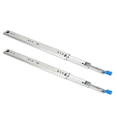 20 Inch Heavy Duty Drawer Slides With Lock For Industrial Drawers Two Pack Full Extension Ball Bearing Rails Made Of Cold Rolled Steel, 2-pack