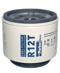 Diesel Spin On Filter Element, 10 Micron, R120 Series For 120 And 124 Diesels, heavy-duty fuel filtration replacement in white casing