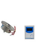 Magnetic Powder Brake Kit For Printing And Textile Machines Built As A Workhorse With 0 5 Nm 1 Nm 2 Nm 5 Nm Torque 24V DC Manual Tension Controller Smooth Start Stop Non Contact Torque Transfer And SJ 180A Compatible, showing brake and controller