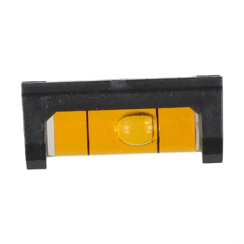 Magnetic for mini Level 4-Pack Pocket Size for spirit Level with Base for Refrigerator Washing Machine Appliance Alignment Tool Yellow showing bubble level.