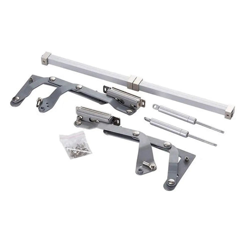 Vertical Lift Cabinet Door Hinge With Pneumatic Flap Up Support For Overhead Cabinets Smooth Upward Opening Keeps Microwaves